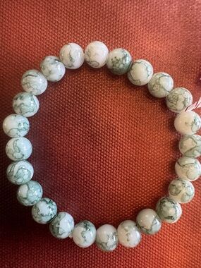Jade Beaded Stretch Bracelet - Women Jewelry